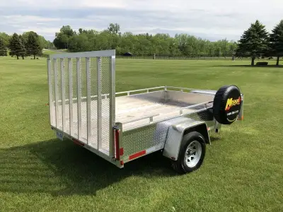 Miska 6'x10' Silver Bullet Aluminum Utility Trailer Made in Canada - Ready to Roll, starting at just...