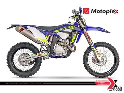SE-F 500 FACTORY 4T Maitre des grands espaces. Sherco est une marque bien etablie de motocross de co...
