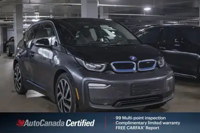 This BMW i3 has a strong Electric/Gas 0.65 L/39.5 Cu.in. Range Extender engine powering this Automat...