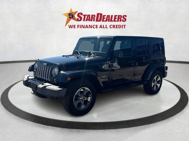 2016 Jeep WRANGLER UNLIMITED Sahara CLEAN MUSE SEE WE FINANCE AL in Cars & Trucks in London - Image 3