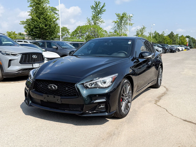 2023 Infiniti Q50 Red Sport I-LINE ProACTIVE RARE FIND | BLACK O in Cars & Trucks in Markham / York Region - Image 4