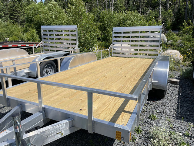2023 Mission 6.5X16 Aluminum Utility Trailer, Tandem Axle, Wood  in Cargo & Utility Trailers in City of Halifax