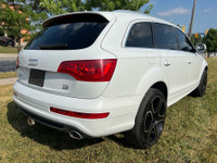 2014 AUDI Q7 3.0L TDI QUATTRO DIESEL. TECHNIK EDITION. S-LINE. MINT CONDITION. PEARL WHITE ON BROWN... (image 4)