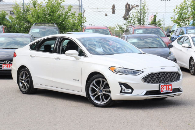 2019 Ford Fusion Hybrid Titanium | Leather | Roof | Nav | Cam |  in Cars & Trucks in Oshawa / Durham Region - Image 3