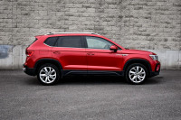 This 2022 Volkswagen Taos is for sale today. This SUV has 101,911 kms. It's red in colour . It has a... (image 1)