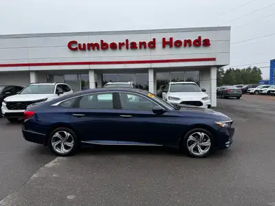 2020 Honda Accord EX-L Obsidian Blue Pearl FWD CVT I4 DOHC 16V Turbocharged Recent Arrival! At Cumbe...