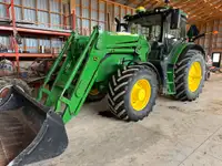 2017 John Deere 6155R Loader, Tractor, IVT, 50K, Loaded