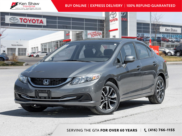 2013 Honda Civic EX VERY LOW KM AND 1 OWNER / SUNROOF / HEATE... in Cars & Trucks in City of Toronto