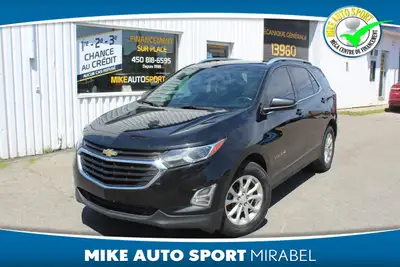 2018 CHEVROELT EQUINOX LT ALL WHEEL DRIVE, SIÈGE CHAUFFANT, GROUPE ÉLECTRIQUE, CAMÉRA DE RECUL, APPL...