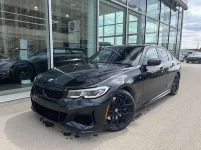 Recent Arrival! 2021 BMW 3 Series 4D Sedan M340i xDrive Black Sapphire Metallic AWD, 4-Wheel Disc Br...