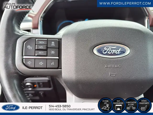 2022 Ford F-150 LARIAT 4X4, CUIR, TOIT PANORAMIQUE in Cars & Trucks in City of Montréal - Image 15