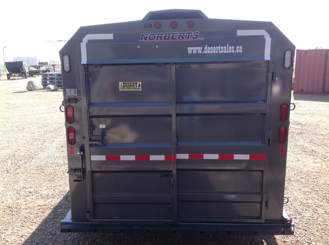 2025 NORBERT'S STG7520-27 GN STOCK TRAILER in Cargo & Utility Trailers in Calgary - Image 4