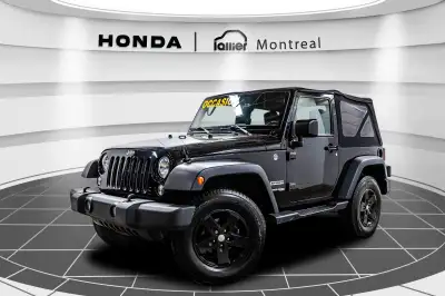 2018 Jeep Wrangler JK Sport 4X4 En super condition et bas kilomé