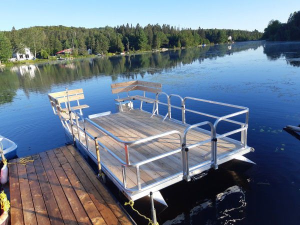 2023 Wolffrave Pontoon / Dock HBR14 - BECK in Powerboats & Motorboats in St. Albert - Image 4