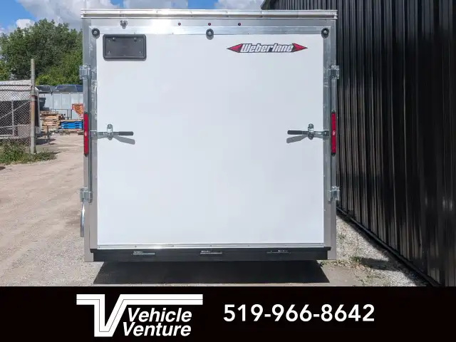 2026 WEBERLANE 7X16 ESTATE SERIES 12" XHEIGHT RAMP DOOR WHITE in Cargo & Utility Trailers in Oakville / Halton Region - Image 6