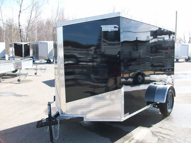 2025 Weberlane CARGO 6' X 10' V-NOSE 1 ESSIEUX 3 PORTES CONTRACT in Cargo & Utility Trailers in Laval / North Shore - Image 3