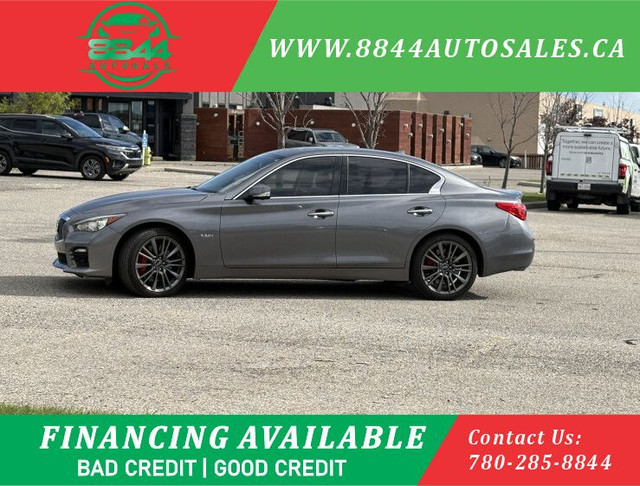 2017 Infiniti Q50 Red Sport 400 REBUILT STATUS, RED SPORT, AWD,  in Cars & Trucks in Calgary - Image 4