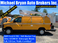 2009 FORD E350 - 36FT BUCKET VAN *FULLY CERTIFIED/READY TO WORK*