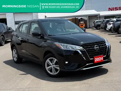 2024 Nissan Kicks S NO ACCIDENT | CARPLAY | ONE OWNER | PUSH START | LOW KM | CPO NO ACCIDENTS, ONE...