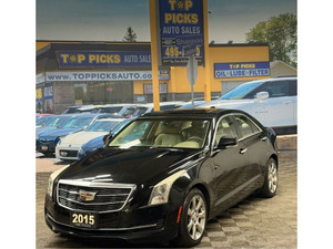 2015 Cadillac ATS Luxury AWD, Low Mileage, Accident Free & Certified