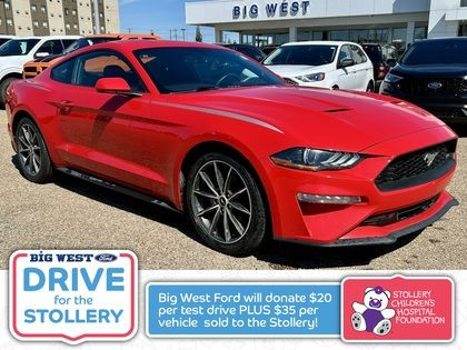 2019 Ford Mustang ECOBOOST COUPE w/NAV + WHEEL & STRIPE PKG in Cars & Trucks in Edmonton