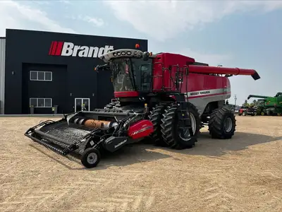 Comes with 4200 Header, Small Grain, Duals, Chopper and GPS. It's in good overall condition Brandt d...