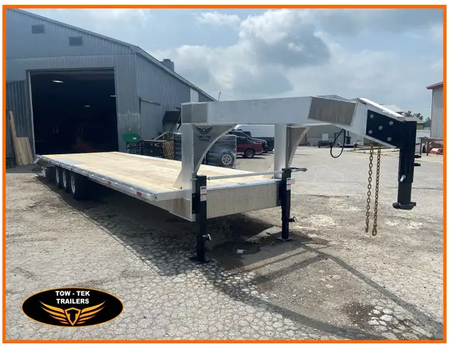 2025 - Tow Tek Tri-axle all aluminum 32'  Gooseneck/5th Wheel  in Cargo & Utility Trailers in Mississauga / Peel Region - Image 2