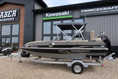 Only 15 Hours on the motor!!! This boat is in amazing condition. 2021 Princecraft Ventura 190Perform...