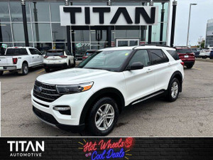 2022 Ford Explorer XLT 4x4 | 6 Pass | Adaptive Cruise | Remote Start | Htd Leather | Nav | Pano Roof | Lane Keep Assist