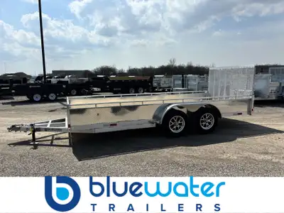 Canadian Mennonite Built Tandem Axle Aluminum Utility Trailer is $6,345.00 ! Ord: E1438-3593 - Ser:...