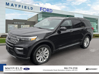 2020 Ford Explorer Limited Panoramic Moonroof, Fuel Efficient 2.