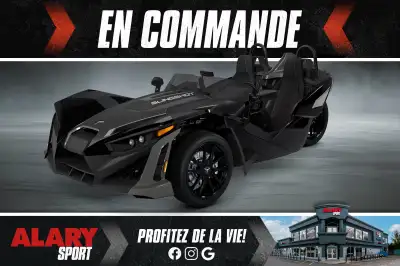 Ce POLARIS SLINGSHOT SLR MANUELLE 2025 est disponible DÈS MAINTENANT! Contactez-nous au 450-420-2707...