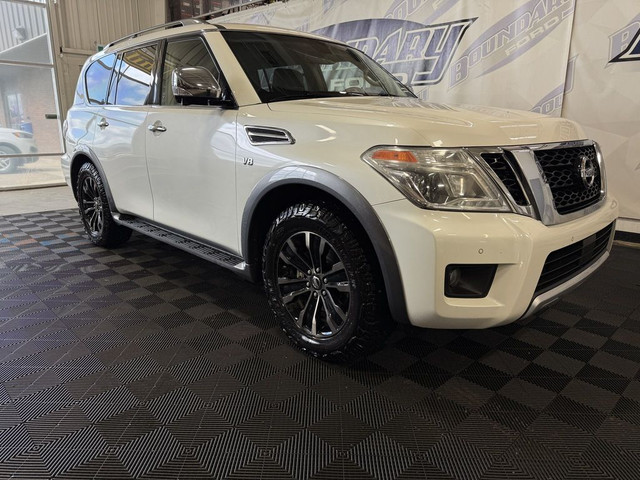 2017 Nissan Armada PLATINUM 4X4 V8 | 7 PASSENGER | TOW PKG | HTD in Cars & Trucks in Lloydminster - Image 2
