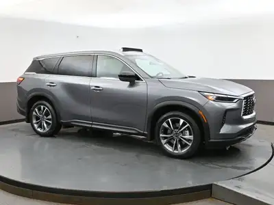 See Dealer Website for Details. 2025 Infiniti QX60 LUXE Engine: 4 Cylinder Engine 2.0L L/100Km City:...