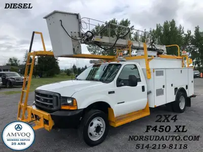 250416KM 2x4 Diesel 7.3L,GÉNÉRATRICE, 2000 FORD F450XL 21995$,Échange accepté / Trade-in accept. www...