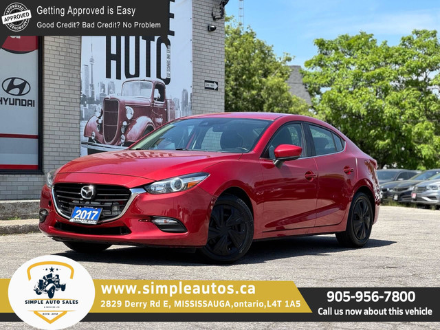 2017 MAZDA MAZDA3 4DR SDN AUTO in Cars & Trucks in Mississauga / Peel Region