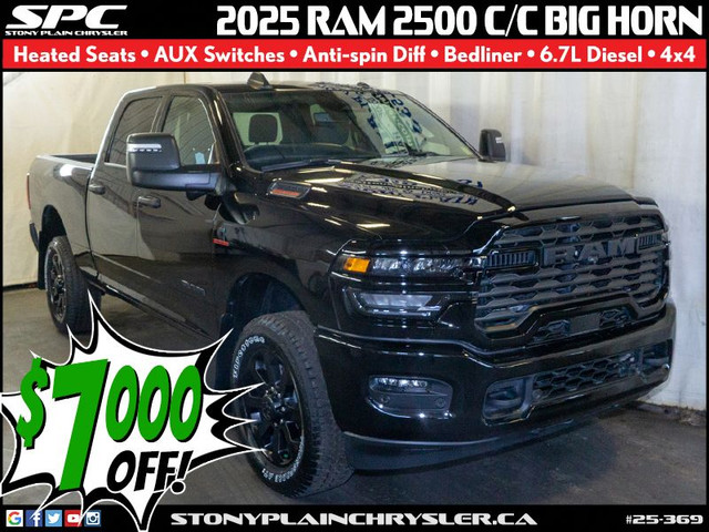 2025 RAM 2500 Big Horn 4x4 Crew Cab 6'4 in Cars & Trucks in St. Albert