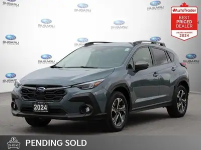 New Price! Blue 2024 Subaru Crosstrek Touring AWD Lineartronic CVT 2.0L 16V DOHC APPLE CAR PLAY, HEA...
