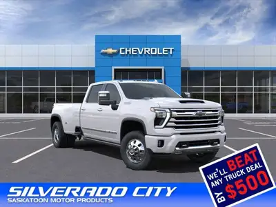 Saskatoon Motor Products - This Chevrolet Silverado 3500HD delivers a Turbocharged Diesel V8 6.6L/40...