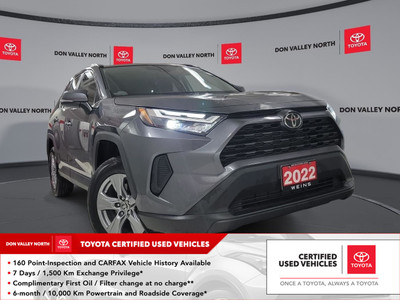 2022 Toyota RAV4 XLE GRADE | ACCIDENT FREE | SAFETY CONNECT |...