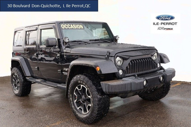 2016 Jeep Wrangler Unlimited Sahara // 2 TOITS // SEULEMENT 9271 in Cars & Trucks in City of Montréal