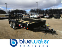 2024 Canada Trailers Tandem Axle Utility Trailers 7,000lbs GVWR 