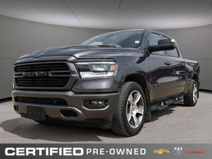 2019 RAM 1500 Sport | Apple Carplay | Heated Seats and Steering Wheel | Parking Sensors and Assist