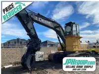 2010 Deere 350D Log Loader with Clam Grapple N/A