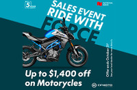 2023 CFMOTO Motorcycle Promotions