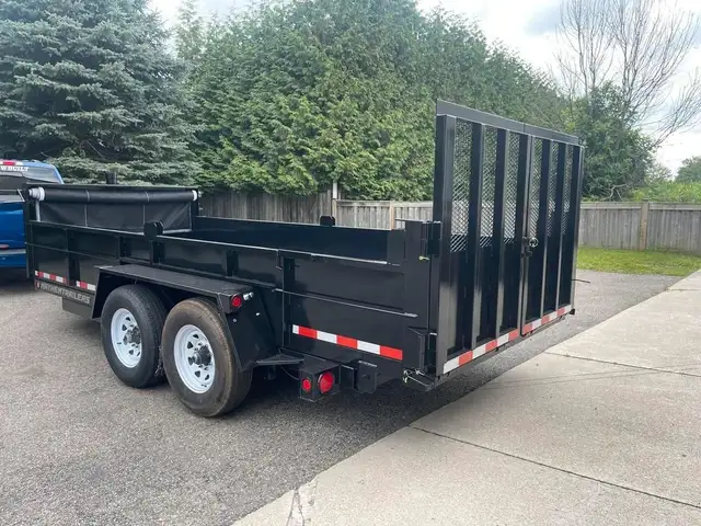 2025 MAYHEM 7 ton combo dump trailer with ramps 76x16’ in Cargo & Utility Trailers in Mississauga / Peel Region - Image 3
