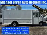 2011 FORD E450 - 16FT STEP VAN *LOW MILEAGE / BLOW OUT PRICE*