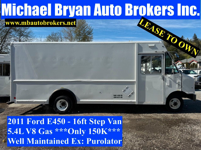 2011 FORD E450 - 16FT STEP VAN *LOW MILEAGE / BLOW OUT PRICE* in Heavy Trucks in Burnaby/New Westminster