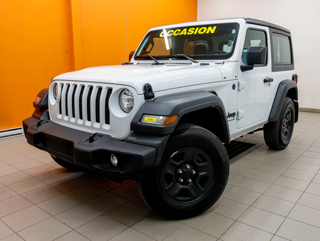 2023 Jeep Wrangler SPORT 4X4 *AUTOMATIQUE* A/C *CARPLAY* BLUETOO in Cars & Trucks in Laurentides