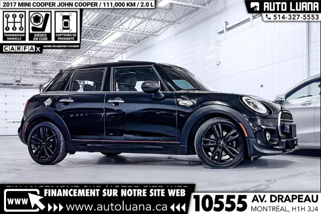 2017 MINI Cooper John Cooper Works 2.0TWIN TURBO/TRACK MODE!!! in Cars & Trucks in City of Montréal